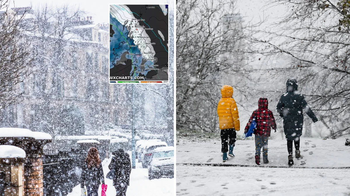 snow storm weather forecast — GB news