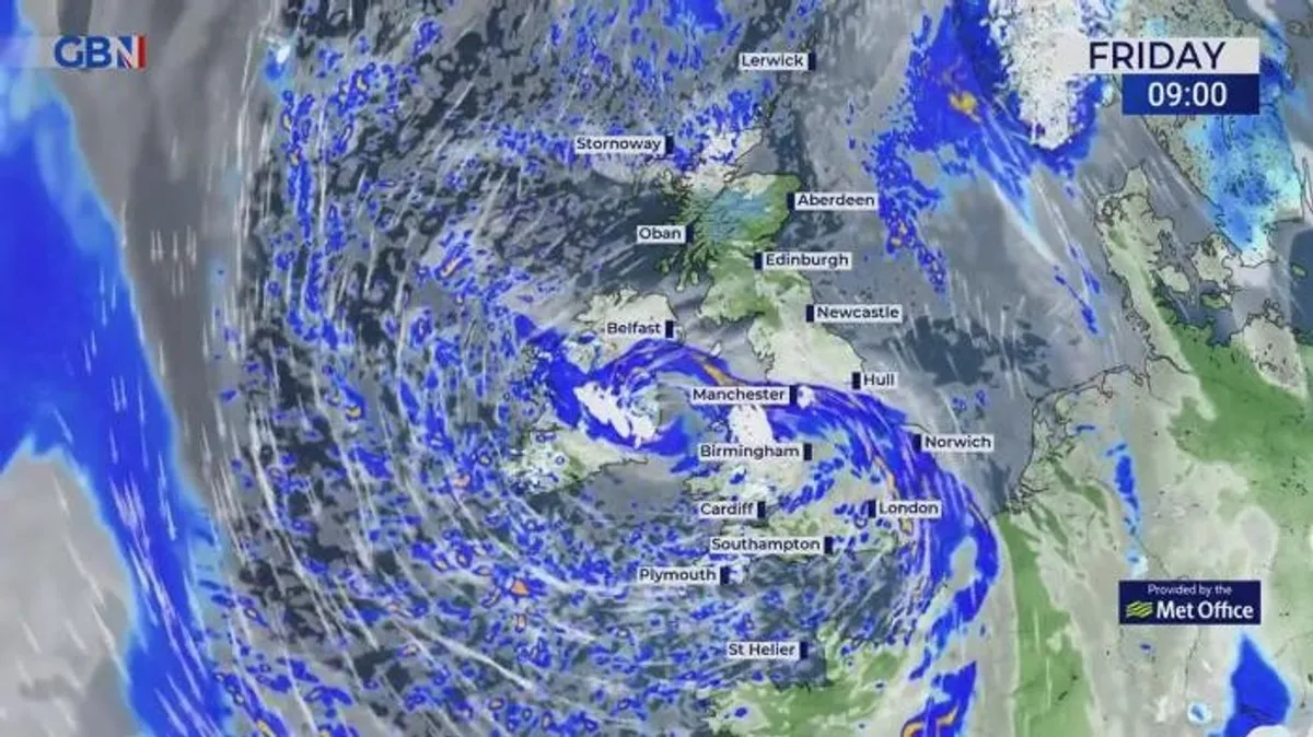 uk snow forecast — GB news