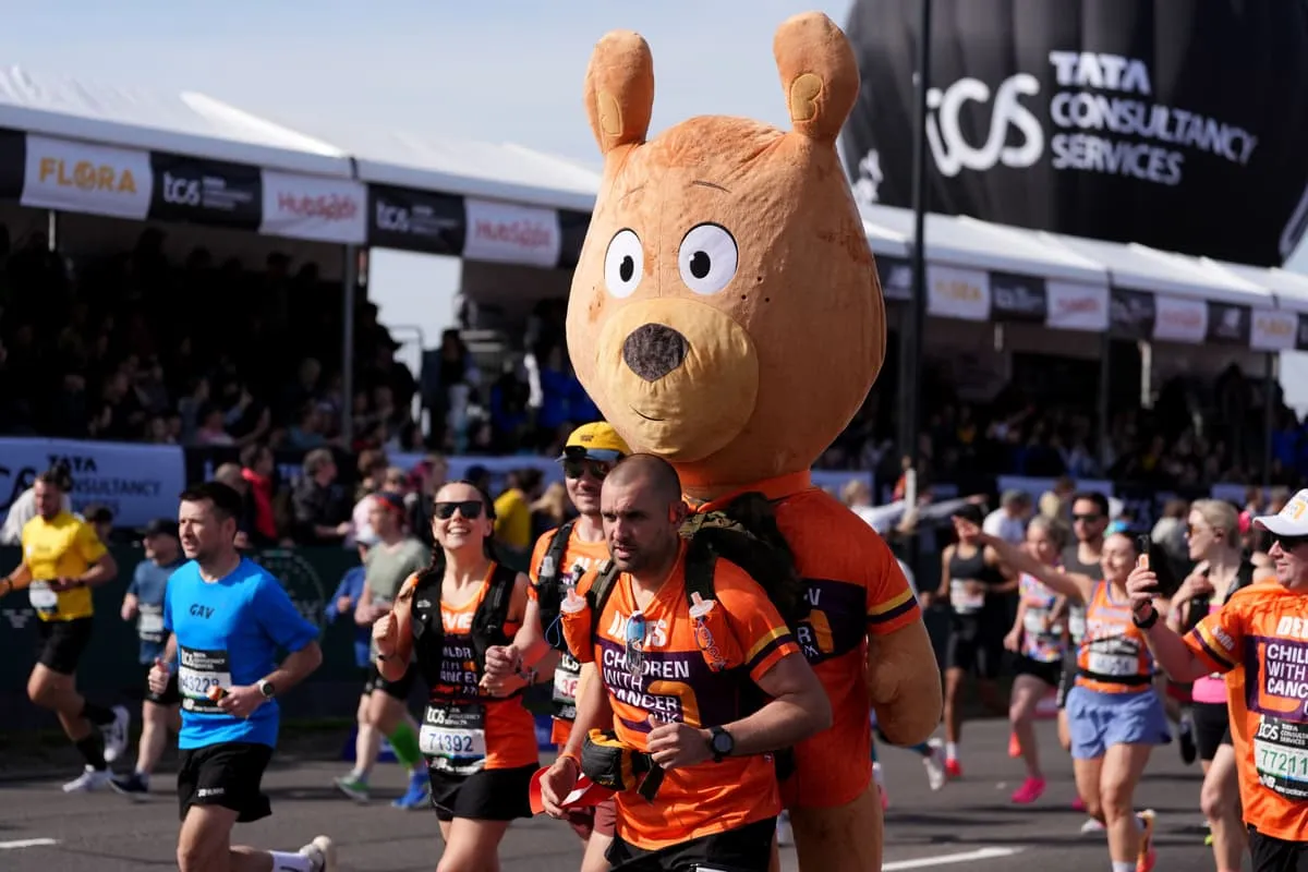 london marathon tracking — GB news